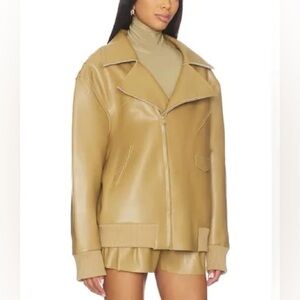 Norma Kamala Moto Jacket.NWT. Size: M/L.
Retail:$450. Asking:$259.